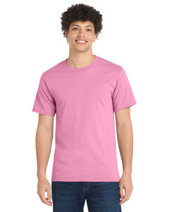 Port & Co PC61 Pink-Essential Tee 100% Cotton T-Shirt Pink