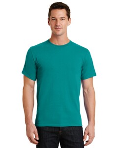 Port & Co PC61 Blue-Green-Essential Tee 100% Cotton T-Shirt Blue-Green