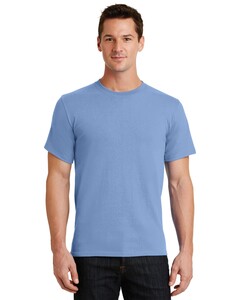 Port & Co PC61 Blue-Essential Tee 100% Cotton T-Shirt Blue