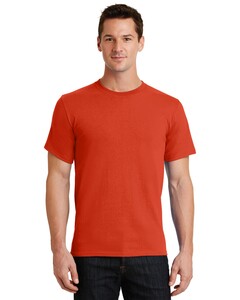 Port &amp; Co PC61 Orange-Essential Tee 100% Cotton T-Shirt Orange