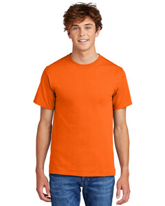 Port & Co PC61 Orange-Essential Tee 100% Cotton T-Shirt Orange