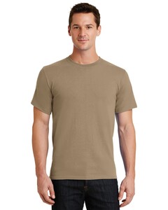 Port & Co PC61 Brown-Essential Tee 100% Cotton T-Shirt Brown