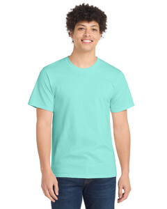 Port & Co PC61 Blue-Essential Tee 100% Cotton T-Shirt Blue