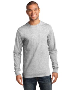 Port & Co PC61LST Gray-Tall Long Sleeve Essential T-Shirt Gray