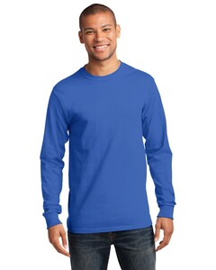 Port & Co PC61LST Blue-Tall Long Sleeve Essential T-Shirt Blue
