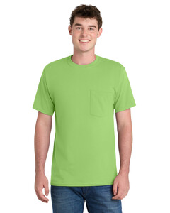 Port & Co PC61PT Green-Tall Essential T-Shirt with Pocket Green