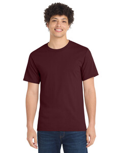 Port & Co PC61T Maroon-Essential 100% Cotton Tall T-Shirt Maroon