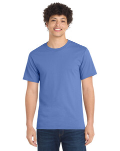 Port &amp; Co PC61T Blue-Essential 100% Cotton Tall T-Shirt Blue