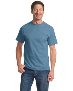 Port & Co PC61T Blue-Essential 100% Cotton Tall T-Shirt Blue