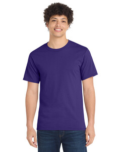 Port &amp; Co PC61T Purple-Essential 100% Cotton Tall T-Shirt Purple