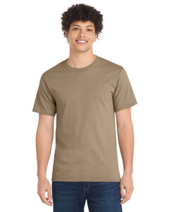 Port & Co PC61T Brown-Essential 100% Cotton Tall T-Shirt Brown