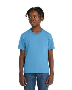 Port & Co PC61Y Blue-Green-Youth Essential T-Shirt Blue-Green