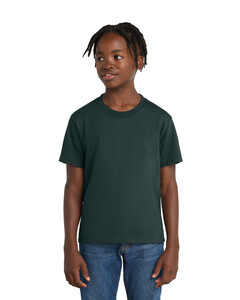 Port & Co PC61Y Green-Youth Essential T-Shirt Green