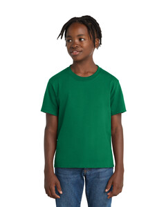 Port & Co PC61Y Green-Youth Essential T-Shirt Green