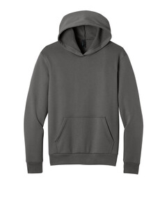 Port & Co PC68H Gray-Easy Fleece Pullover Hooded Sweatshirt Gray