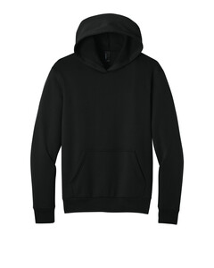 Port & Co PC68H Black-Easy Fleece Pullover Hooded Sweatshirt Black