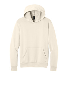 Port & Co PC68H Natural-Easy Fleece Pullover Hooded Sweatshirt Natural