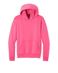 Port & Co PC68H Pink-Easy Fleece Pullover Hooded Sweatshirt Pink