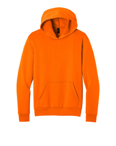 Port & Co PC68H Orange-Easy Fleece Pullover Hooded Sweatshirt Orange