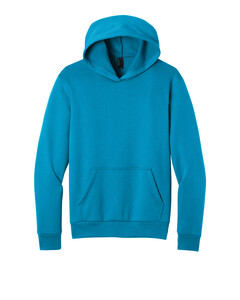 Port & Co PC68H Blue-Green-Easy Fleece Pullover Hooded Sweatshirt Blue-Green