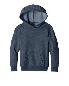 Port & Co PC68YH Navy-Youth Easy Fleece Pullover Hooded Sweatshirt Navy