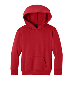 Port & Co PC68YH Red-Youth Easy Fleece Pullover Hooded Sweatshirt Red
