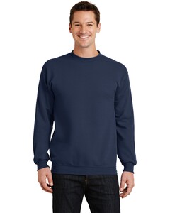 Port & Co PC78 Navy-7.8-oz Crewneck Sweatshirt Navy