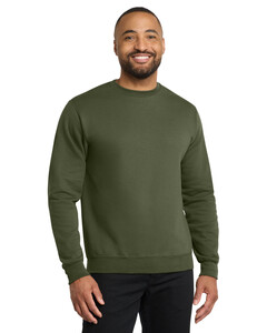 Port & Co PC78 Green-7.8-oz Crewneck Sweatshirt Green