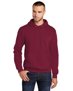 Port & Co PC78H Red-Core Fleece Pullover Hoodie Red
