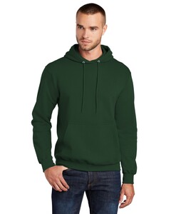 Port & Co PC78H Green-Core Fleece Pullover Hoodie Green