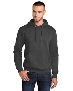 Port & Co PC78H Gray-Core Fleece Pullover Hoodie Gray