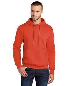 Port & Co PC78H Orange-Core Fleece Pullover Hoodie Orange