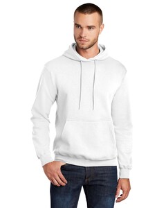 Port & Co PC78H White-Core Fleece Pullover Hoodie White