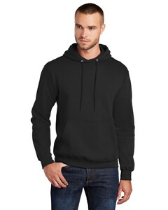 Port & Co PC78HT Black-Tall Core Fleece Pullover Hoodie Black