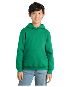 Port & Co PC78YH Green-Youth Core Fleece Pullover Hooded Sweatshirt Green