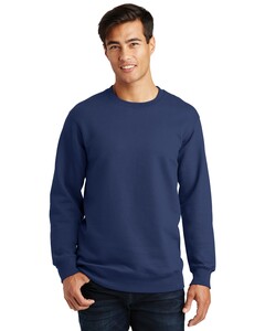 Port & Co PC850 Navy-Fan Favorite Fleece Crewneck Sweatshirt Navy