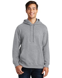 Port & Co PC850H Gray-Fan Favorite Fleece Pullover Hoodie Gray