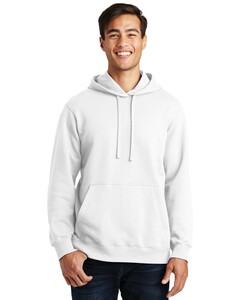Port & Co PC850H White-Fan Favorite Fleece Pullover Hoodie White