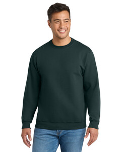 Port & Co PC90 Green-Crewneck Sweatshirt Green