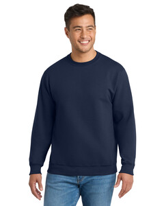 Port & Co PC90 Navy-Crewneck Sweatshirt Navy