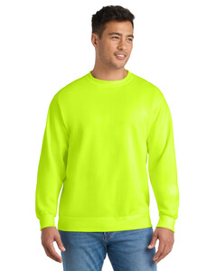 Port & Co PC90 Safety-Crewneck Sweatshirt Safety