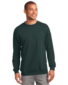 Port & Co PC90T Green-Tall Ultimate Crewneck Sweatshirt Green