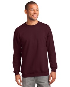 Port & Co PC90T Maroon-Tall Ultimate Crewneck Sweatshirt Maroon