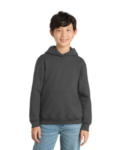 Port & Co PC90YH Gray-Youth Pullover Hoodie Gray