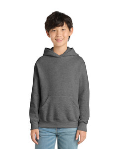 Port & Co PC90YH Gray-Youth Pullover Hoodie Gray