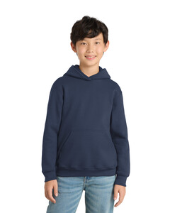 Port & Co PC90YH Navy-Youth Pullover Hoodie Navy