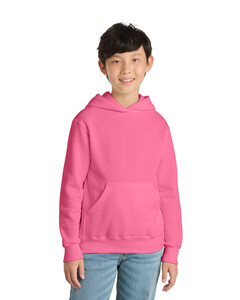 Port & Co PC90YH Pink-Youth Pullover Hoodie Pink