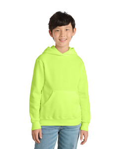 Port & Co PC90YH Yellow-Youth Pullover Hoodie Yellow