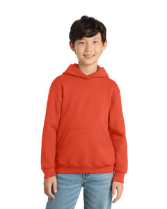 Port & Co PC90YH Orange-Youth Pullover Hoodie Orange