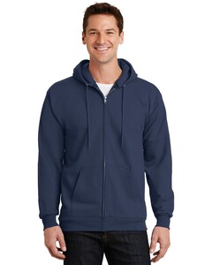 Port & Co PC90ZH Navy-Full-Zip Hoodie Navy